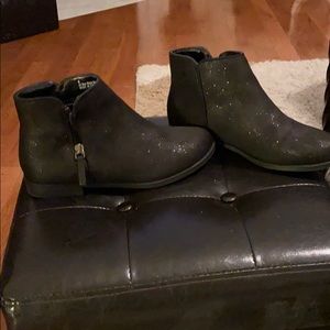 Black with glitter boots